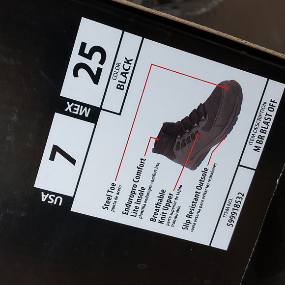 Mens Brahma Blast Off Steel Toe Work Shoe - Picture 16 of 16